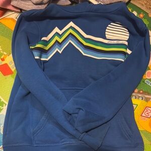 Eddie Bauer Boy's Blue Graphic Sweater